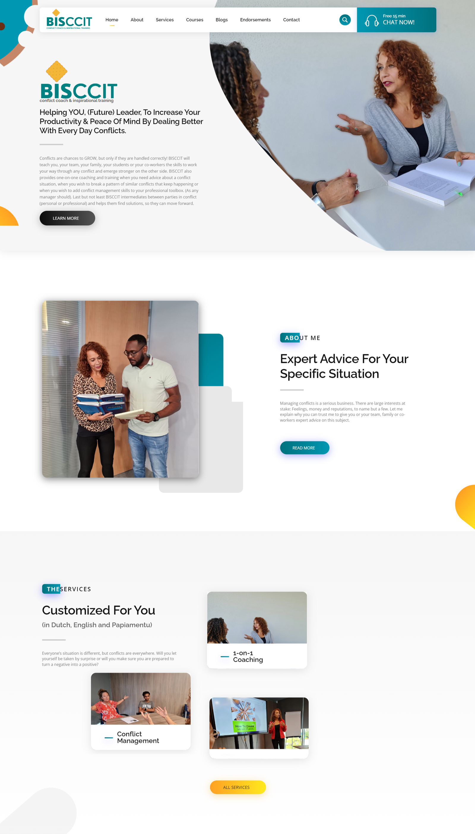 Bisccit screenshot home